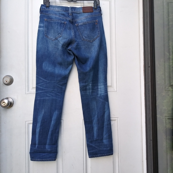 Madewell Slimboy Jeans Distress Size 25 - Picture 2 of 7